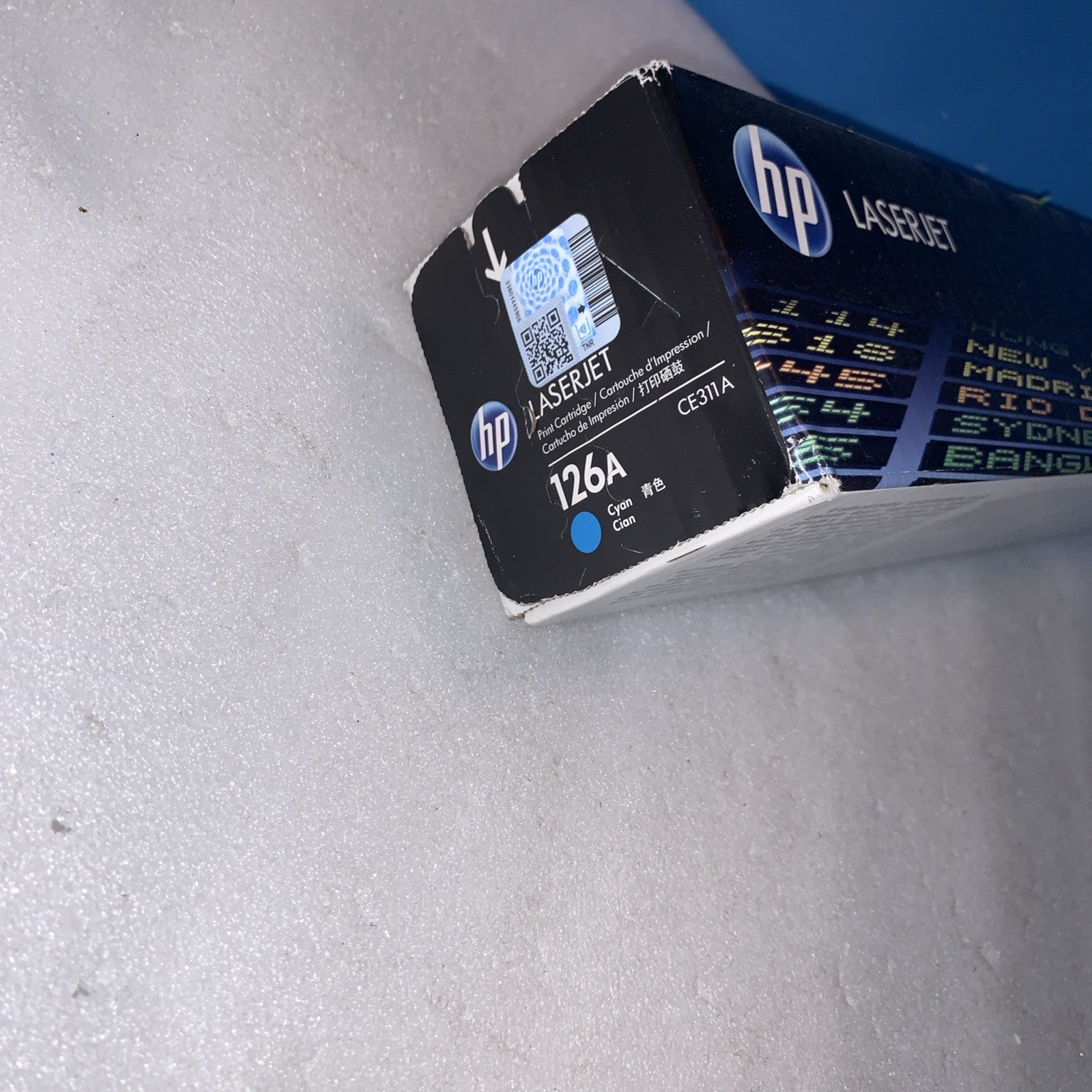 🔥 Original HP CE311A 126A Cyan Toner Cartridge Open Box