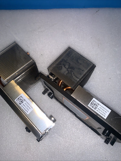 🔥 Lot of 2 Dell 5JW7M 2U Heatsink Assembly for PowerEdge R720 R720XD Charity