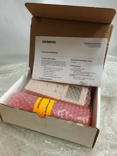- NEW IN BOX Siemens 546-00303A FHM DISPLAY PANEL Fume Hood Monitor