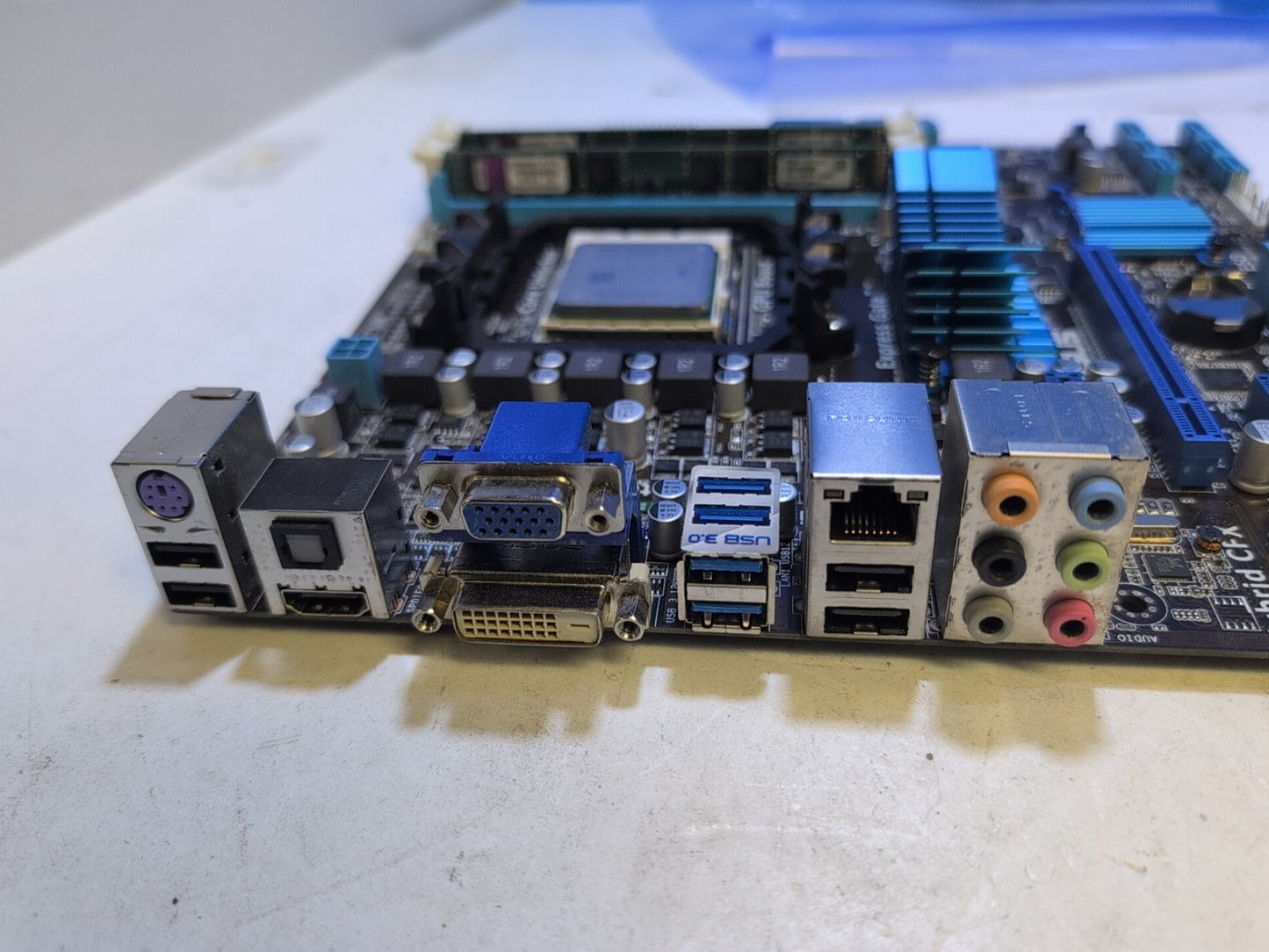 ASUS M4A88TD-M/USB3 Socket AM3 Motherboard With I/O Shield, ADX640 CPU -