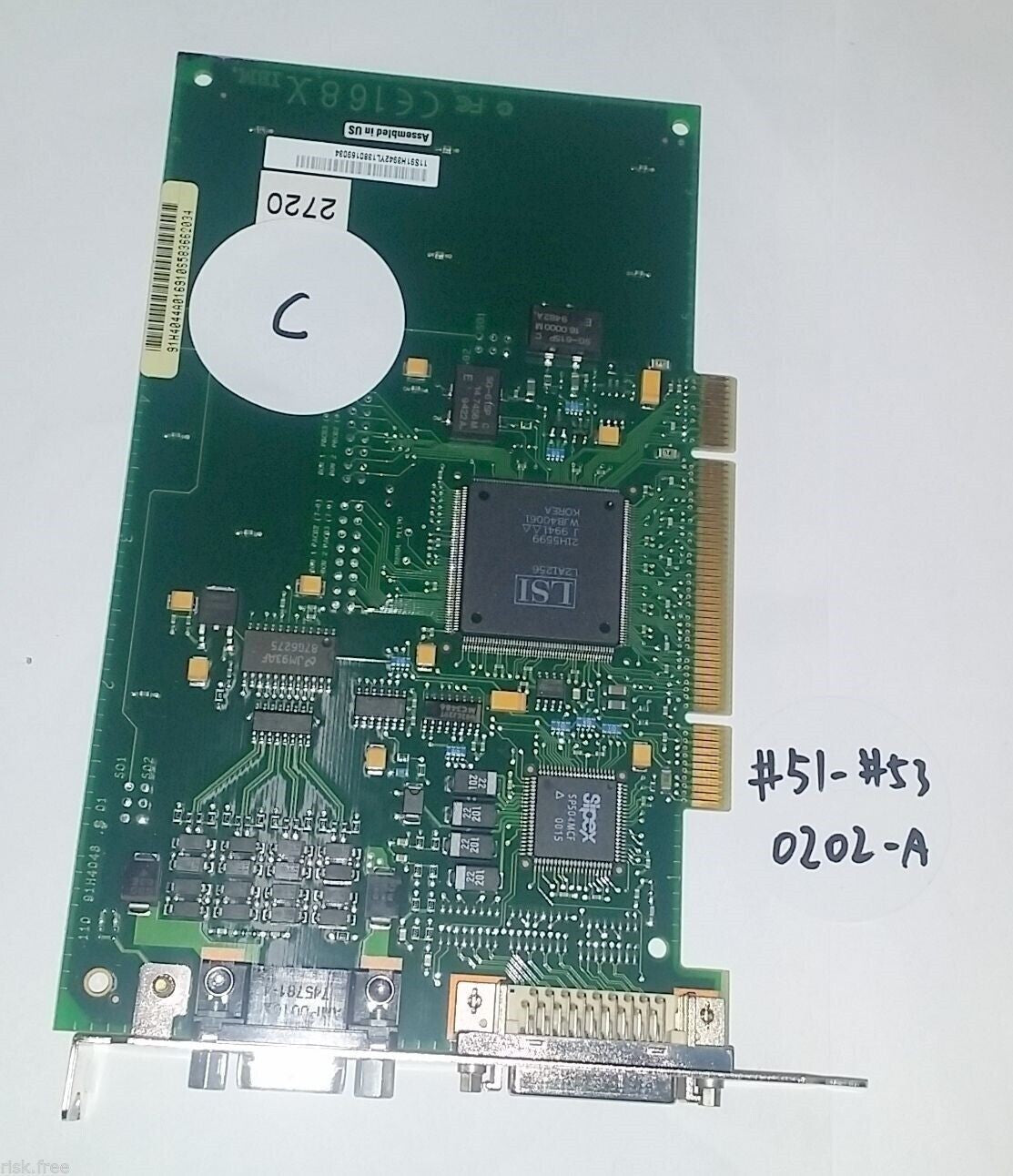 IBM 91H3942 91H4044 91H4048 Twinax PCI Wan Controller Card