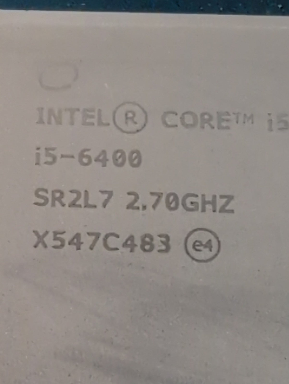 Intel Core i5-6400 SR2L7 2.70GHz LGA1151 Skylake Desktop CPU Processor -