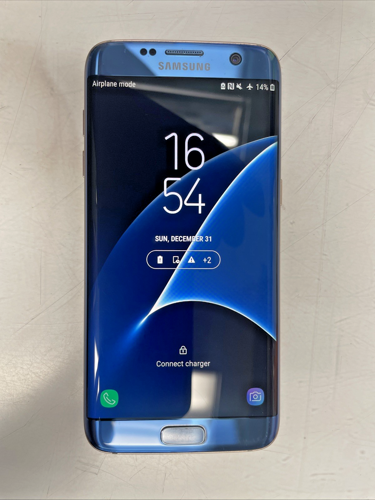 🔥 Galaxy S7 Edge  Locked Cracked  Smart Phone with a distorted display  +