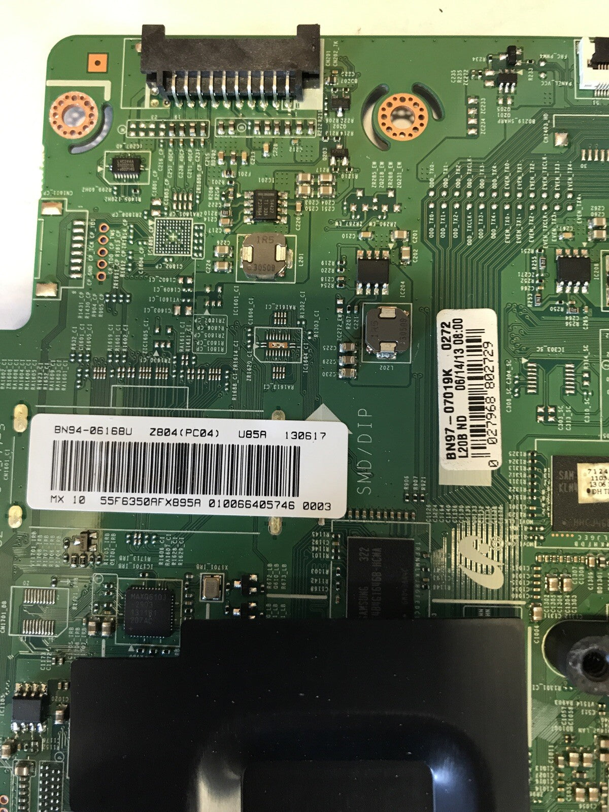 SAMSUNG UN55F6350AF TV Main Board BN94-06168U BN41-01958 BN97-07019K
