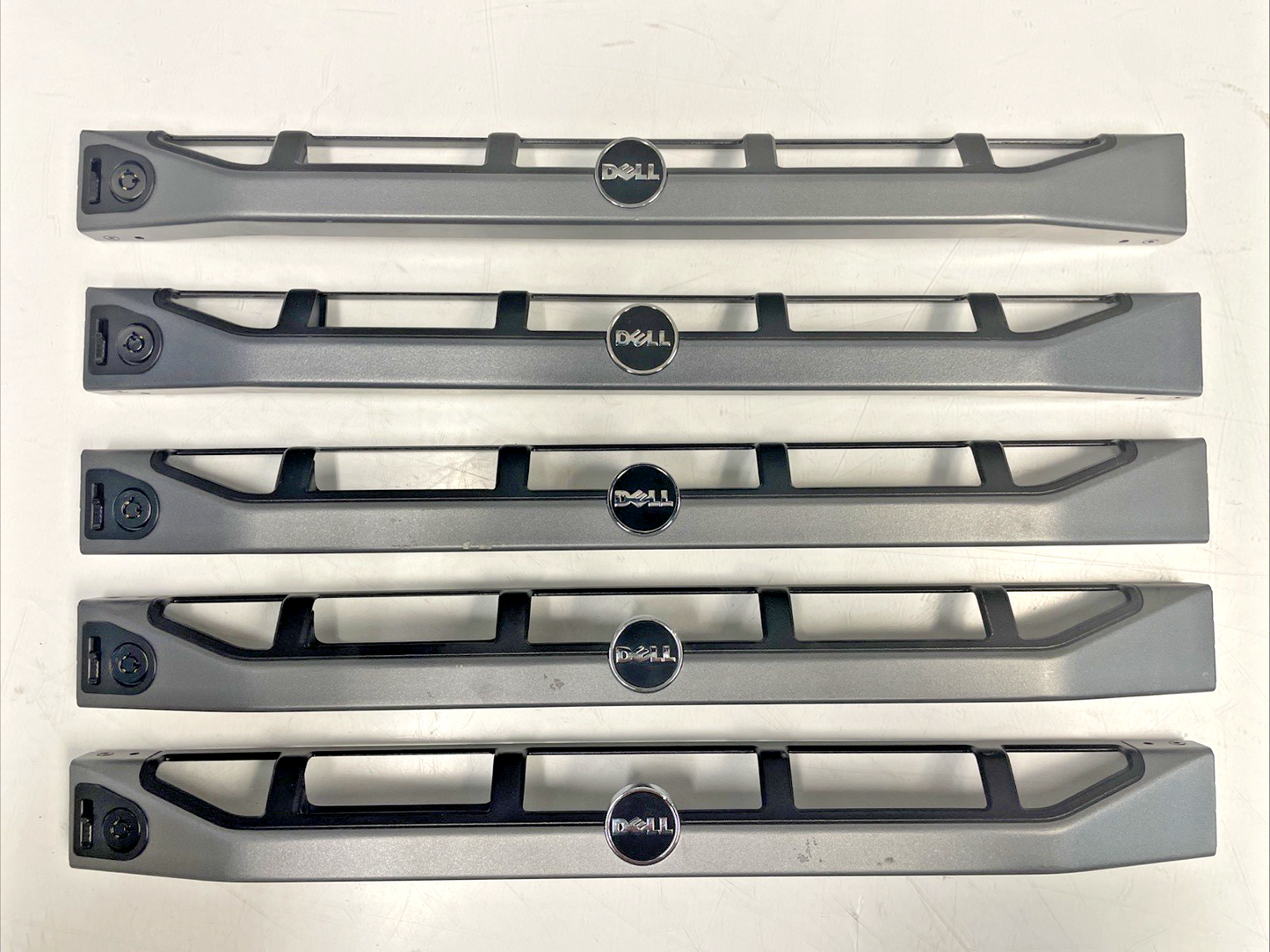🔥 5X Dell PoweEdge R620 Server Front Panel Faceplate Baffle No key  +