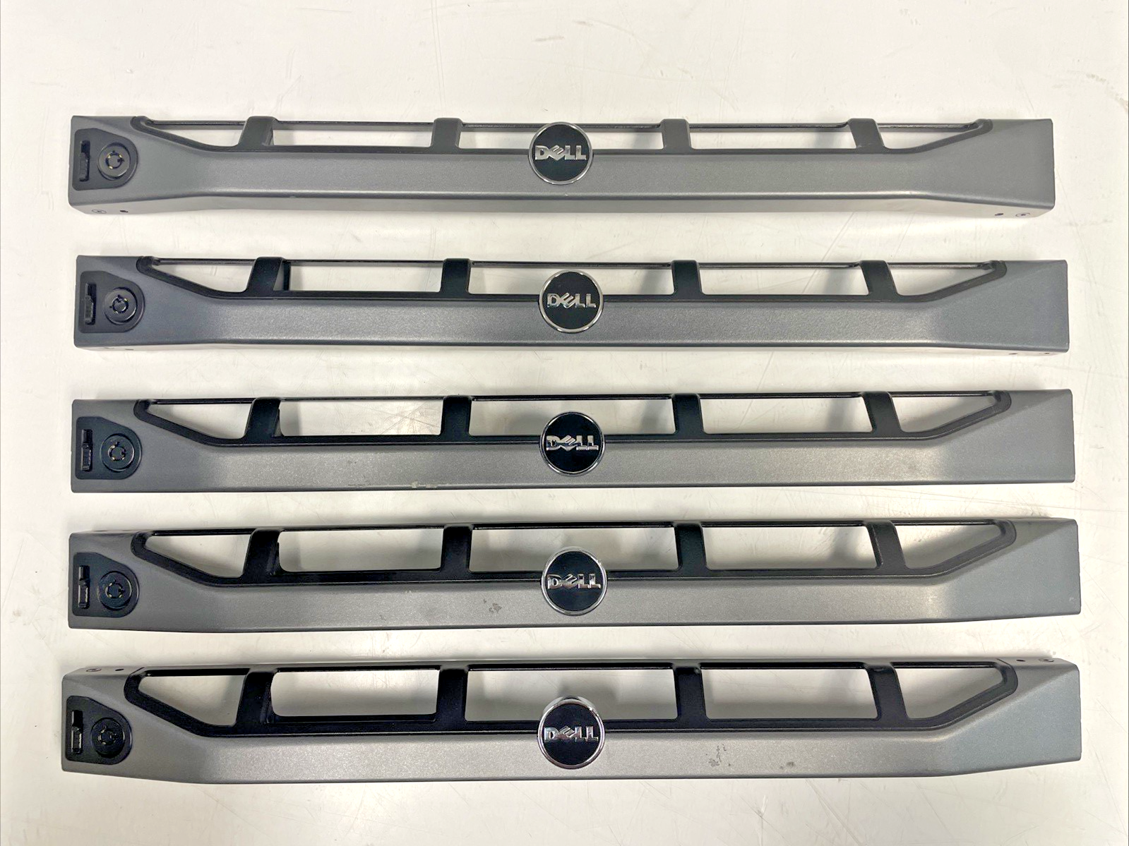 🔥 5X Dell PoweEdge R620 Server Front Panel Faceplate Baffle No key  +