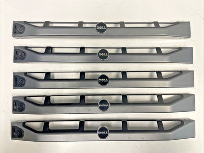 🔥 5X Dell PoweEdge R620 Server Front Panel Faceplate Baffle No key  +