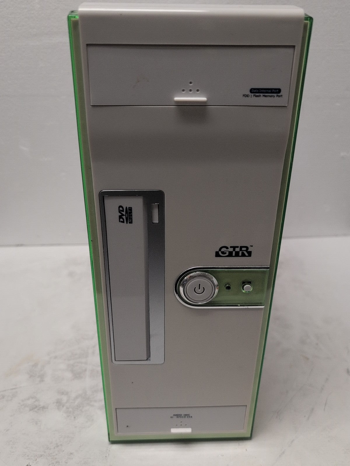 🔥 Vintage GTR Mini Tower Computer Case White With Card Reader -