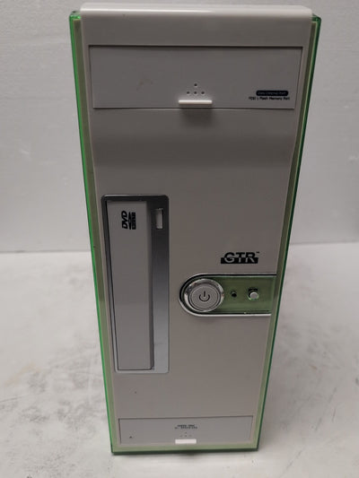 🔥 Vintage GTR Mini Tower Computer Case White With Card Reader -