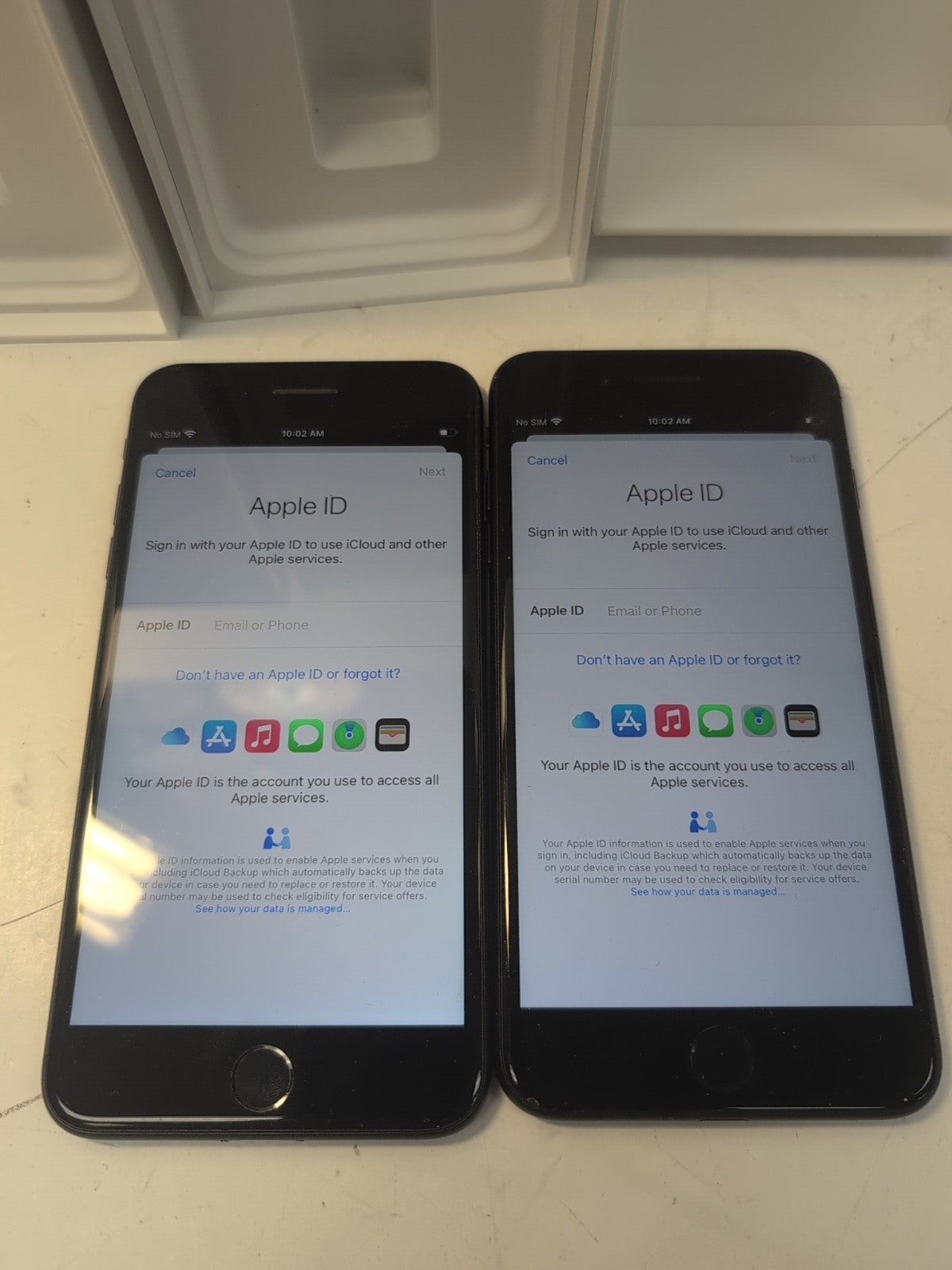 🔥 (NICE) 2x Apple iPhone 7 Plus A1784 128GB  BLACK + BOX Battery 83% Unlocked -
