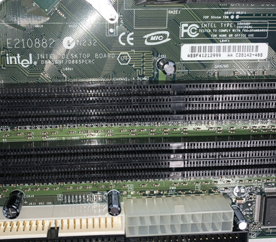 Intel D865GBF/D865PERC 478 ATX Motherboard +2.8Ghz CPU & I/O plate C28142-408