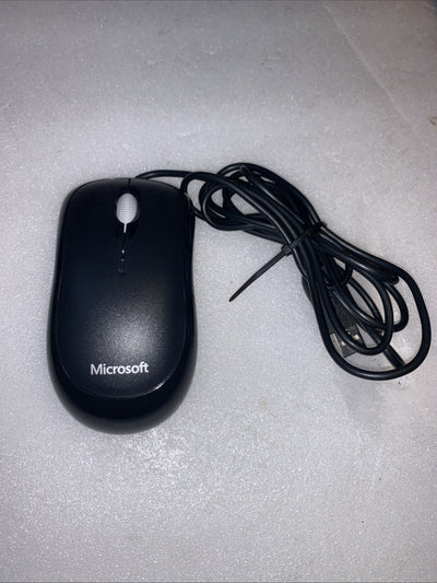 New~ Microsoft Optical Mouse v2.0 USB Wired 3-Button 800 DPI Black