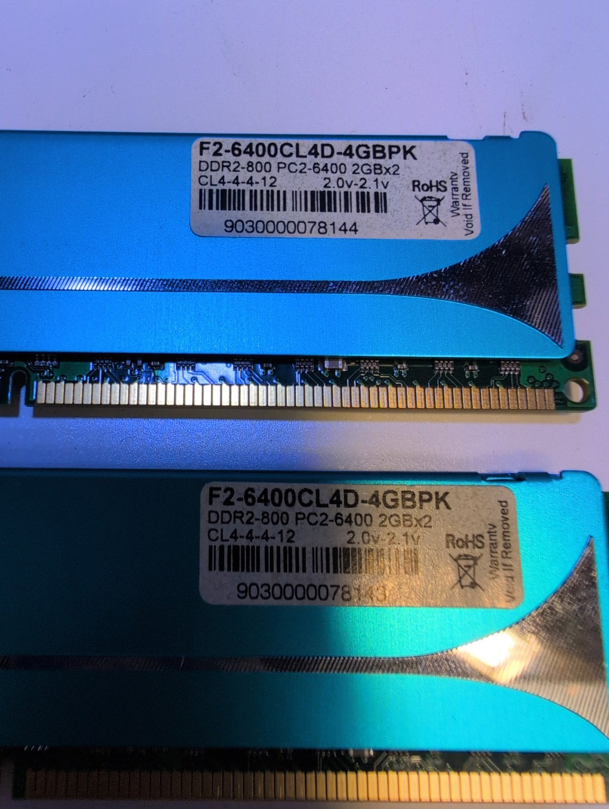 🎸 G.Skill Pi Series F2-6400CL4D-4GBPK 4GB (2x2GB) DDR2-800 PC2-6400 RAM
