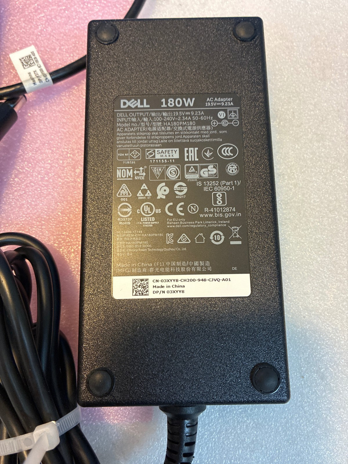 🔥 Dell TB16 Thunderbolt 3 Docking Station K16A001 with 180W AC Adapter Black