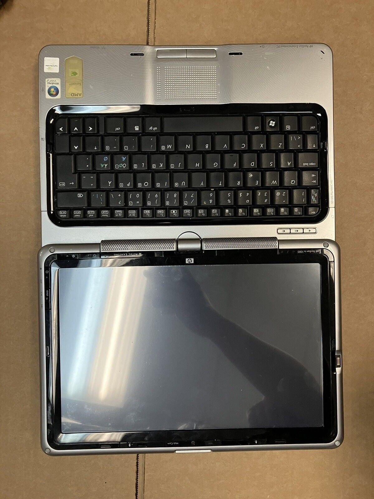 ~ (For Parts, As Is) HP Pavilion tx1000 12" Laptop hstnn-q22c Not Boot