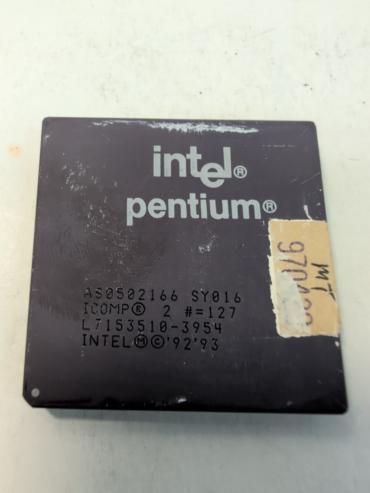 🔥 Intel Pentium 166 CPU A80502166 SY016 Socket 7 Processor CPU -