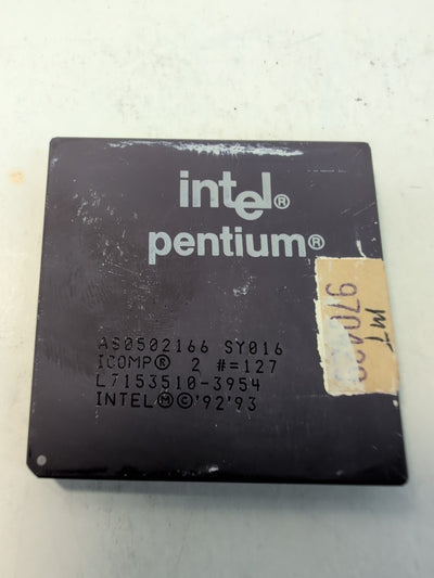 🔥 Intel Pentium 166 CPU A80502166 SY016 Socket 7 Processor CPU -
