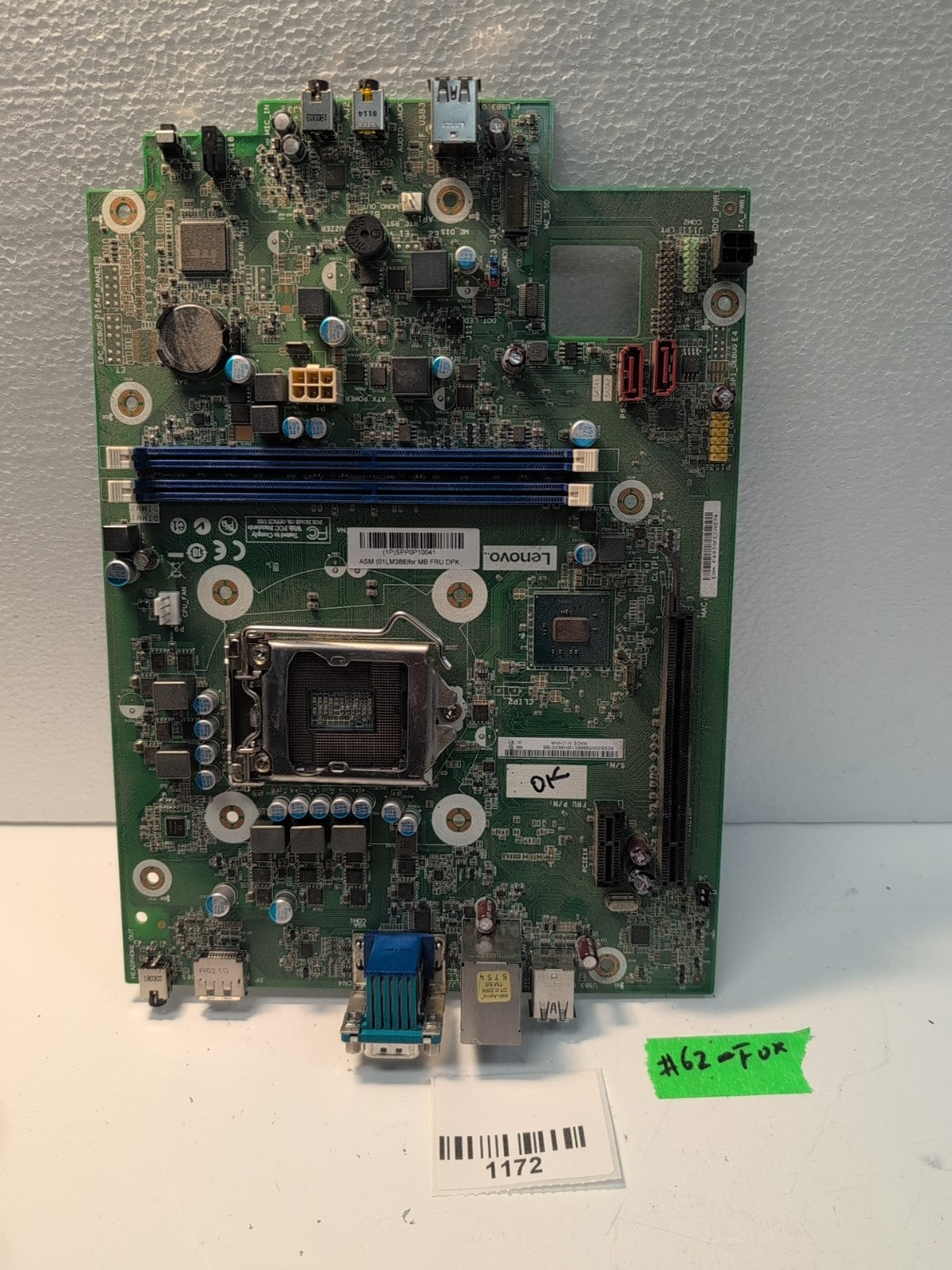 Lenovo 01LM388 ThinkCentre M710e SFF LGA 1151 DDR4 Desktop Motherboard TESTED -
