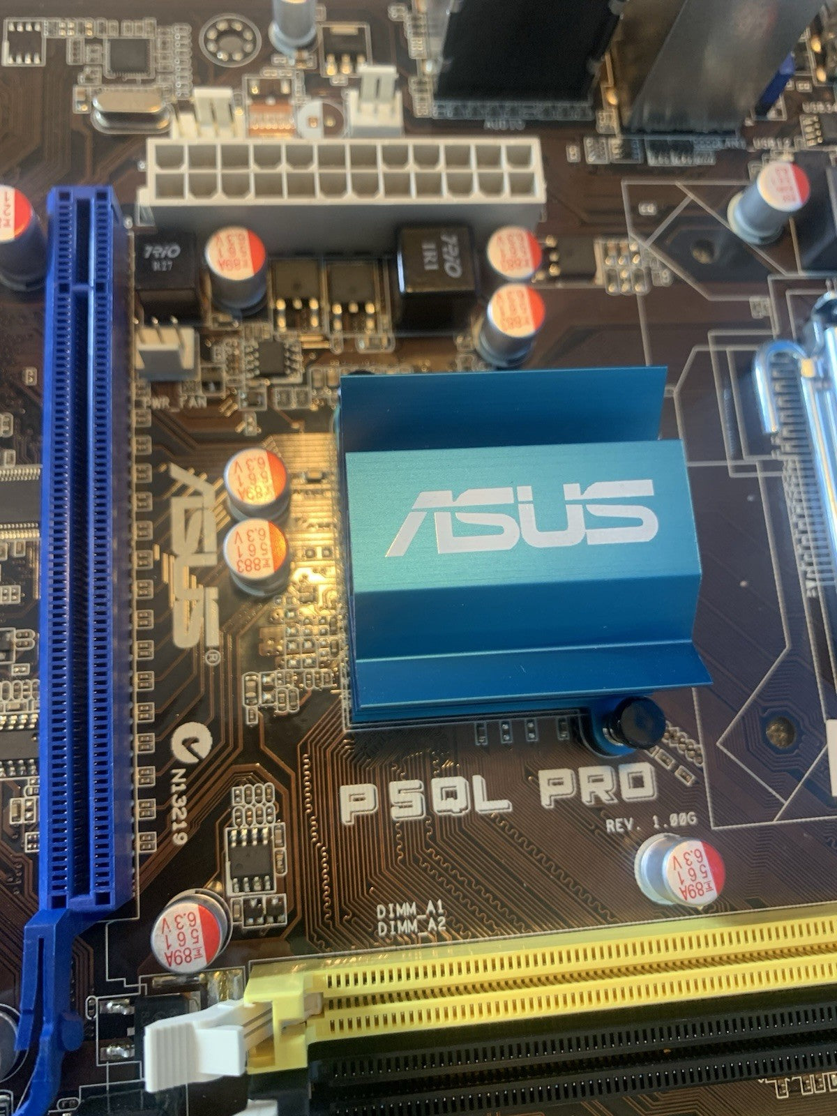 🔥 Asus P5Q Pro green LGA 775 ATX MOTHERBOARD w/ Q6600 CPU + I/O Shield