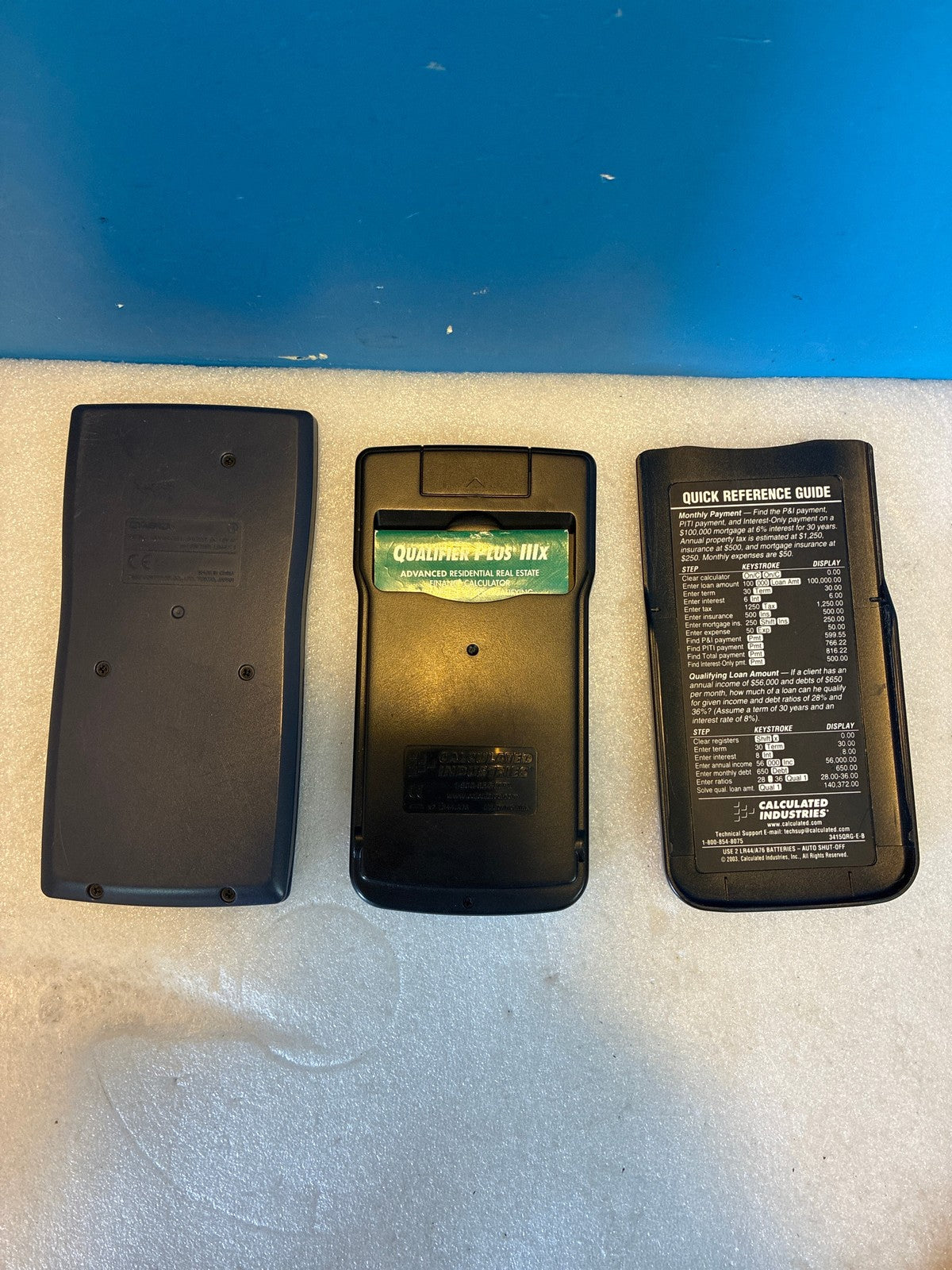 🔥 Calculated Industries Qualifier Plus IIIx 3415 & Casio fx-991MS Calculator Lo