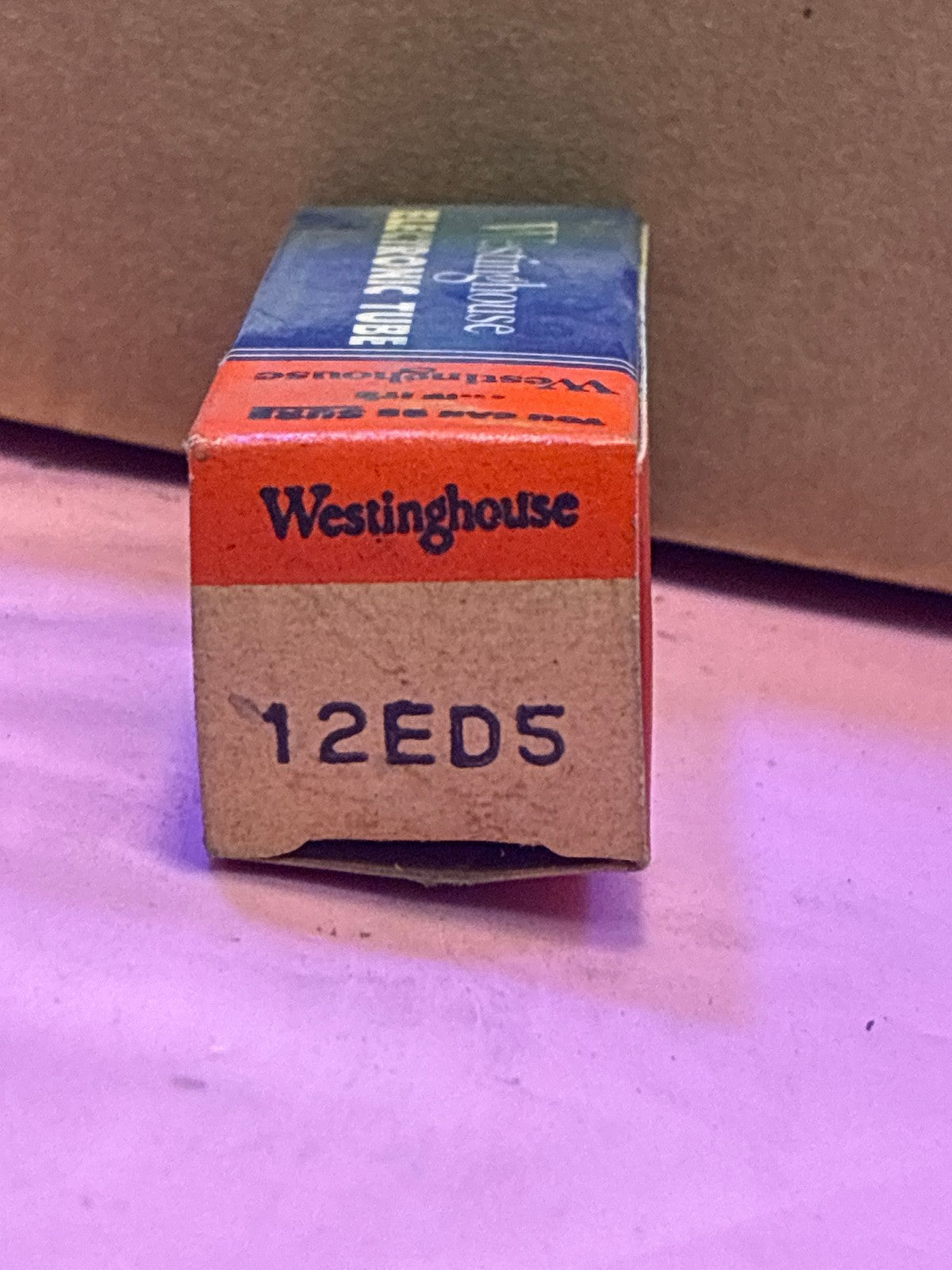 🔥 Westinghouse 12ED5 Vacuum Tube in Original Box Vintage NOS