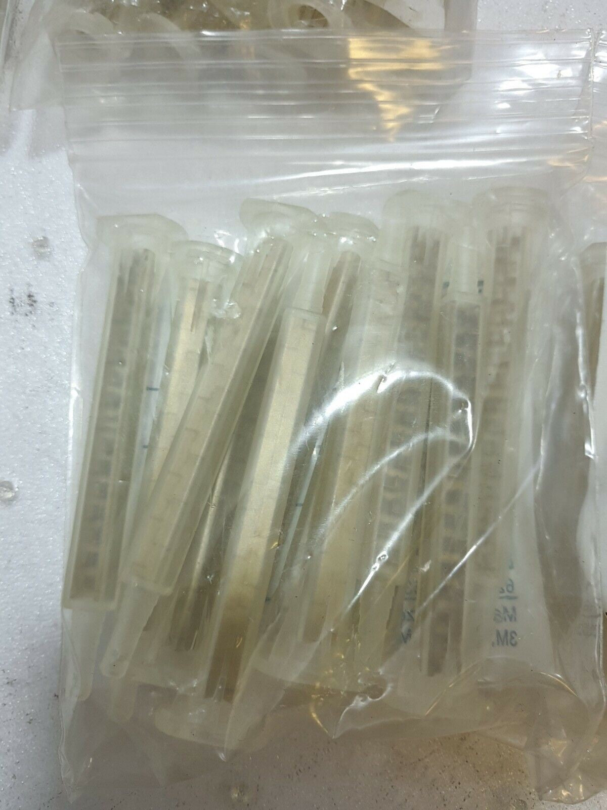 - (5 Bags) NEW 60x 3M  EPX Mixing Nozzle 9171 Square Gold, 5.3 mm
