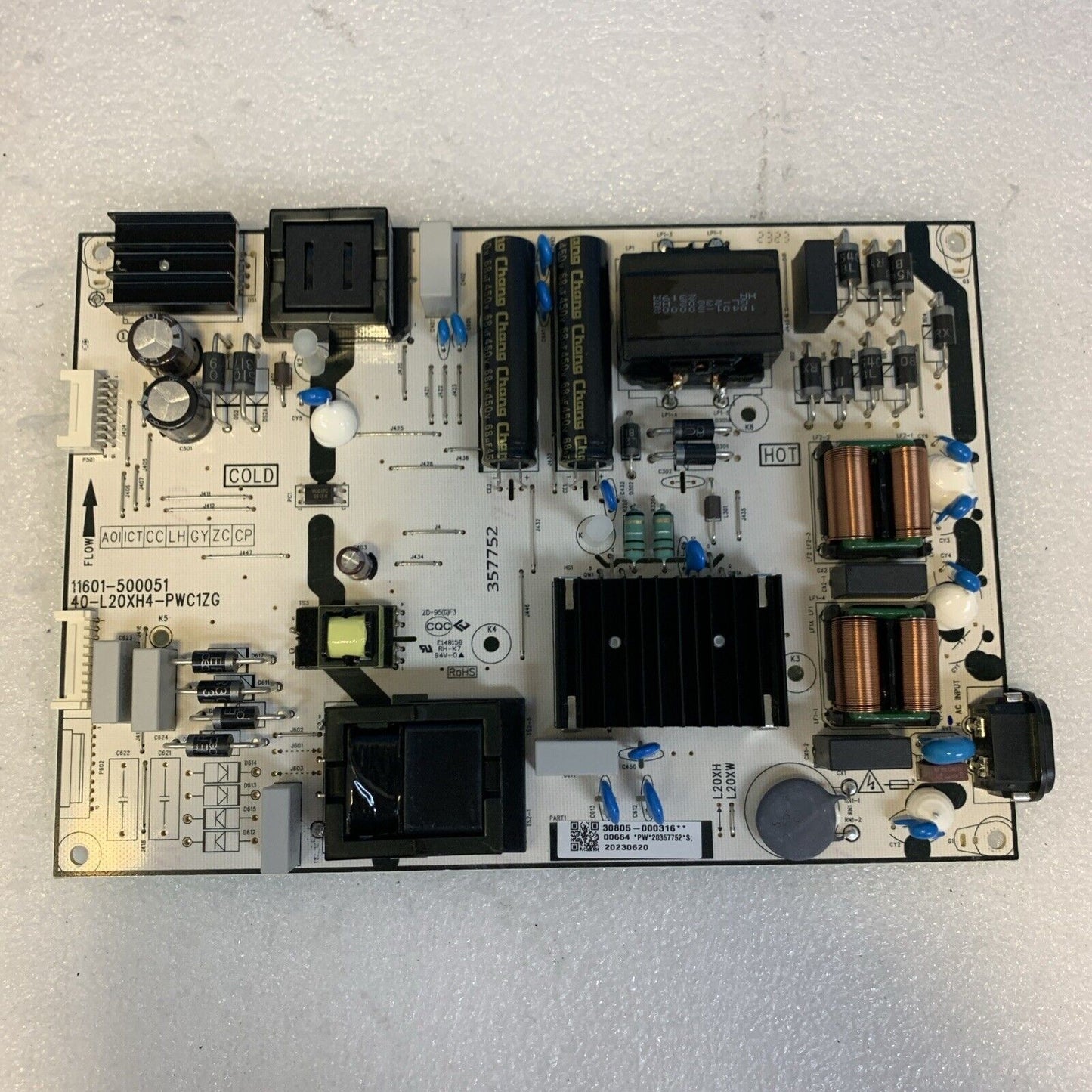 Mainboard for TCL Q5 55" 4K UHD HDR QLED Google TV Smart TV (55Q550G-CA)
