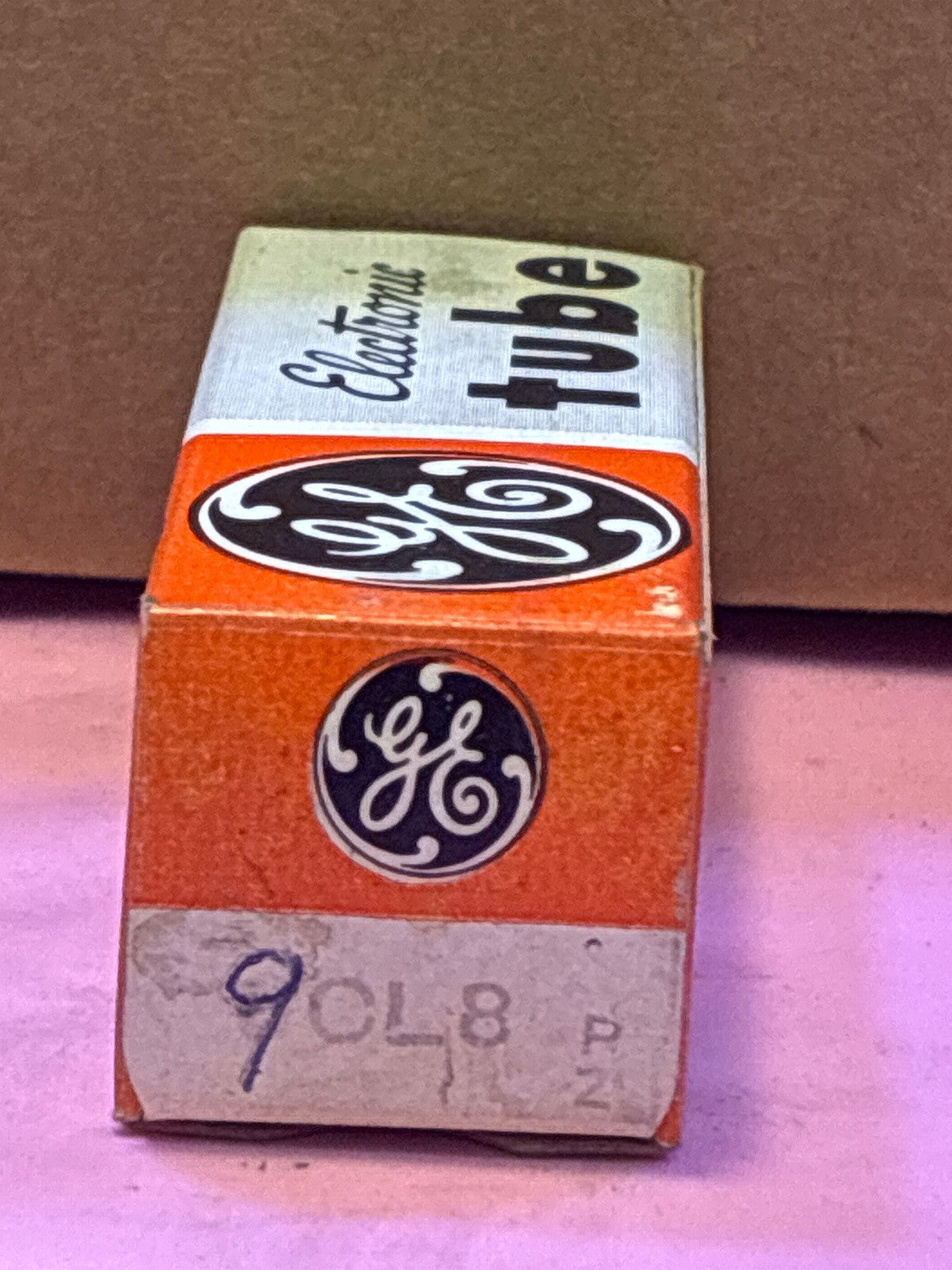 🔥 General Electric GE 9CL8 Vacuum Tube in Original GE Box Vintage