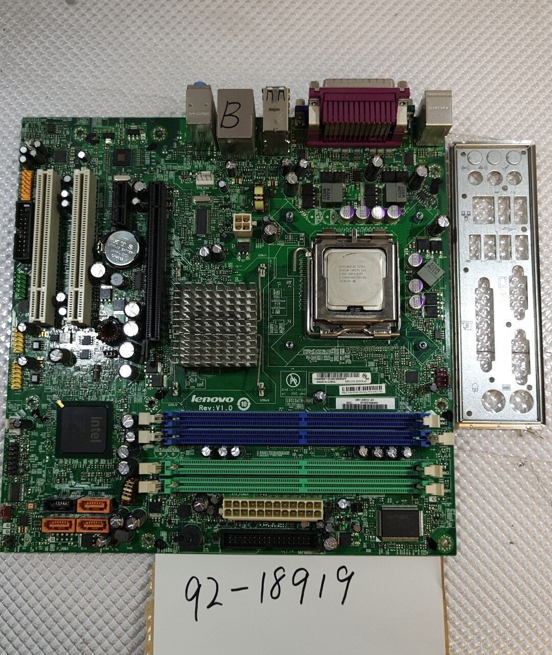 - Lenovo ThinkCentre M75 M75p Desktop System Motherboard- 87H5129 W/E6550 CPU @@