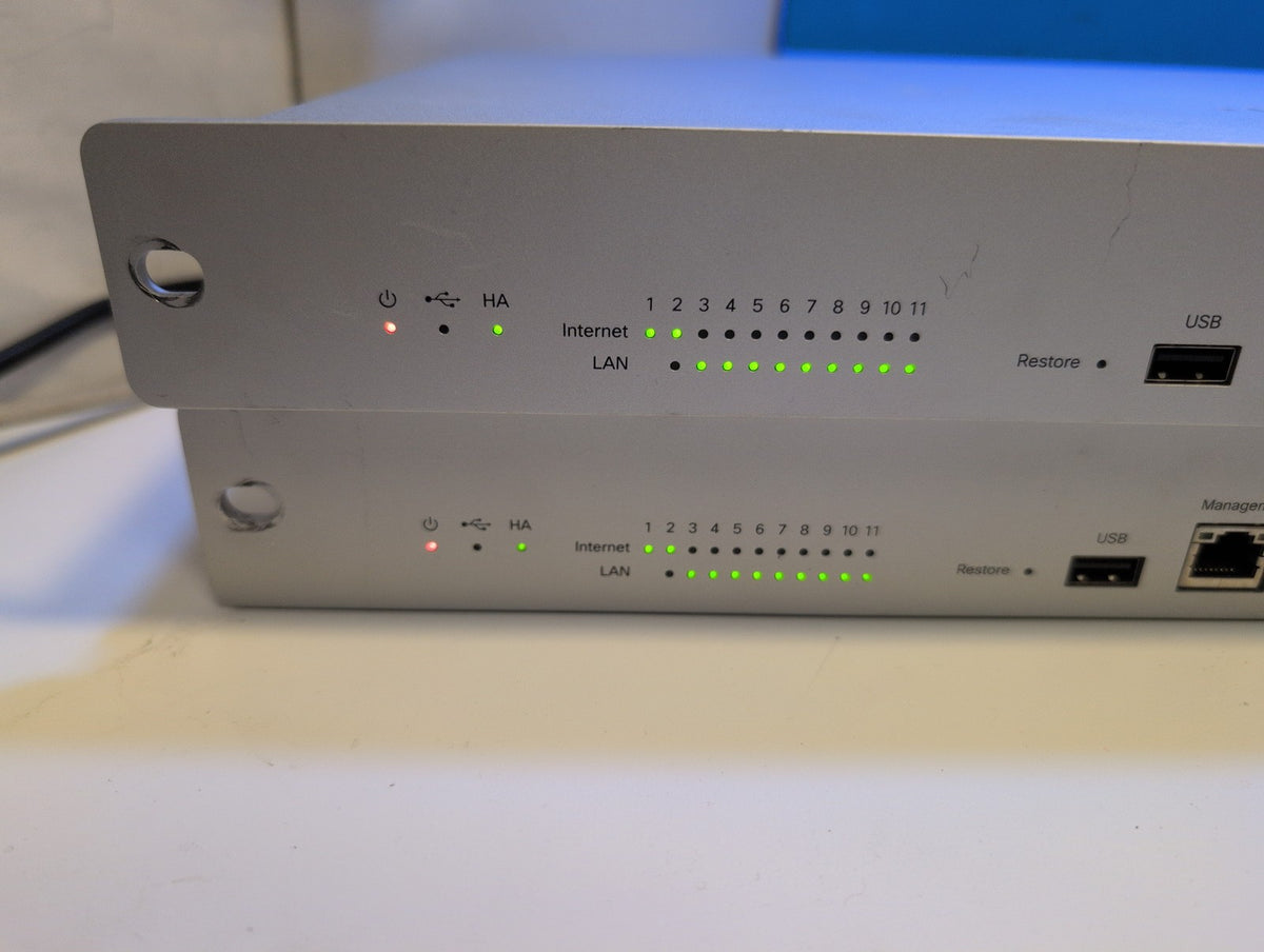 🎸 Cisco Meraki MX100-HW Firewall Security Appliance (Lot of 2)