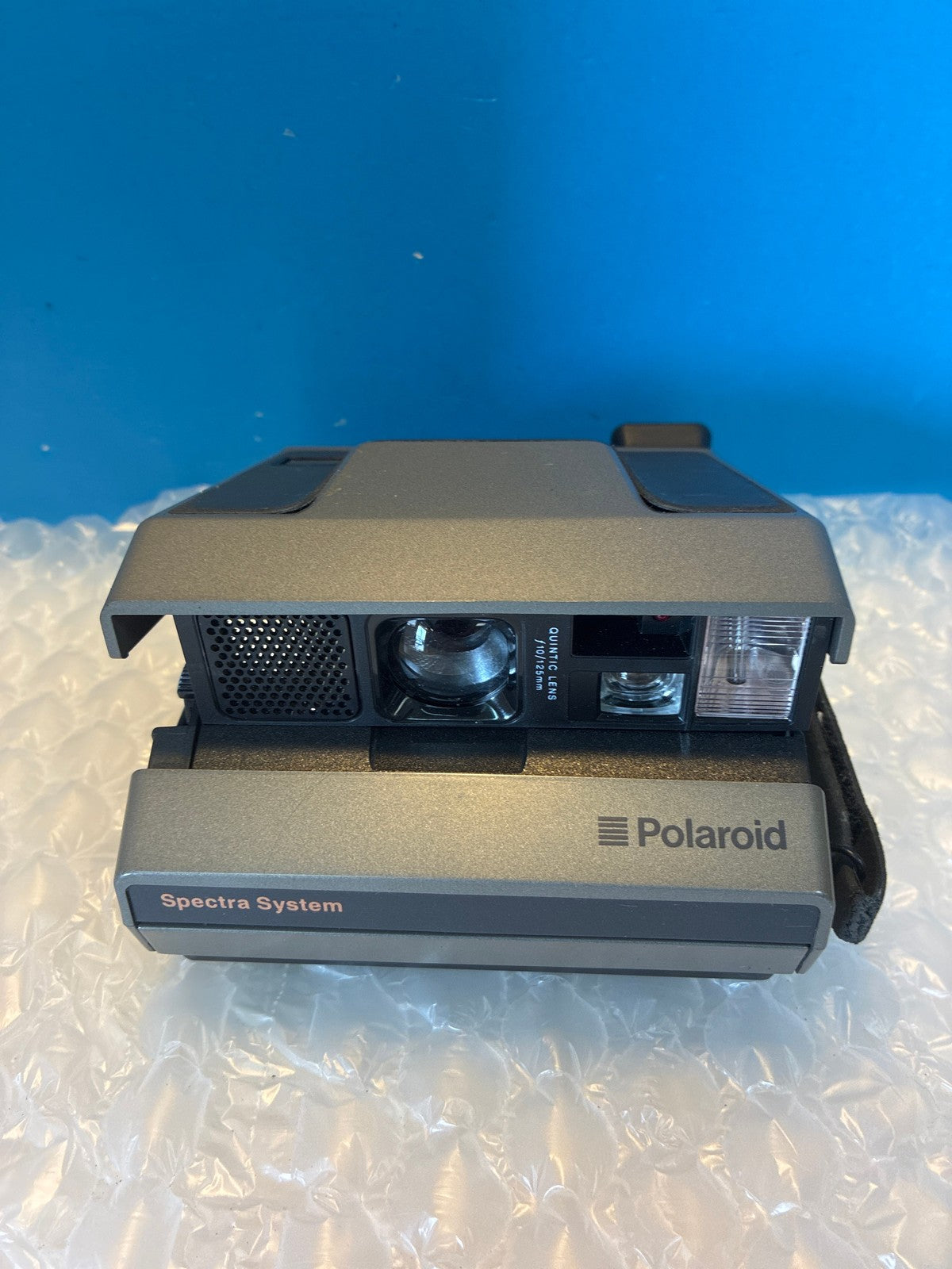 🔥 Polaroid Spectra System Instant Camera Gunmetal Gray - Used