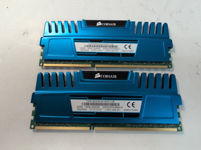 🔥 16GB (8GBx2) Corsair Vengeance  CMZ16GX3M2A1600C10 DDR3 Gaming RAM Memory -