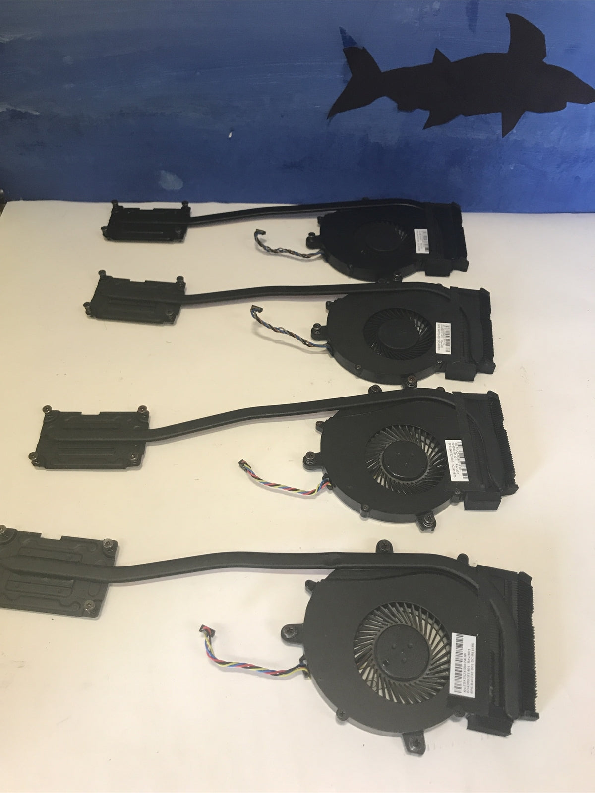 4 x HP Laptop ProBook 650 G2 15.6" Laptop CPU heatsink fan