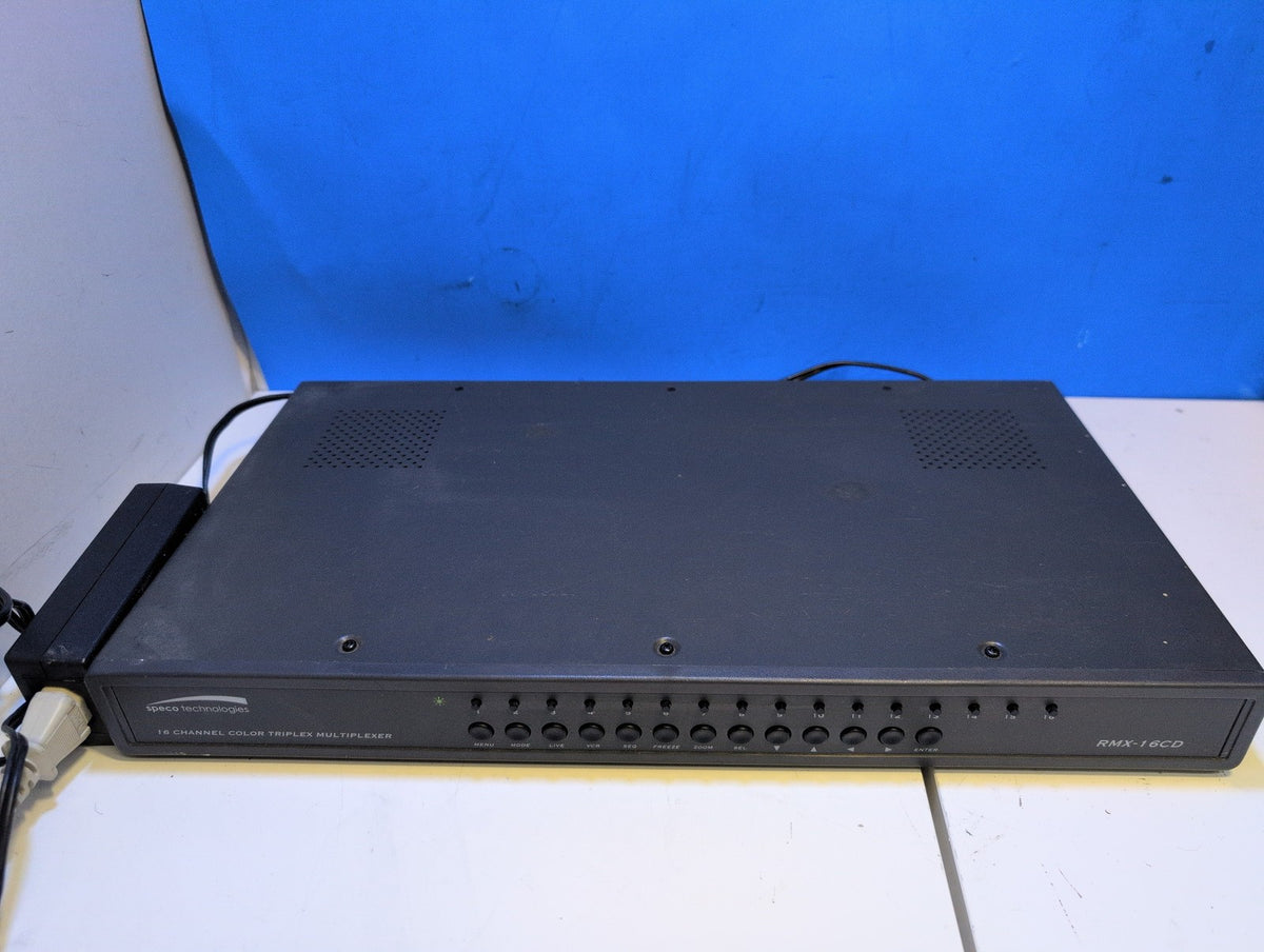 🎸 Speco Technologies RMX-16CD 16-Channel Color Triplex CCTV Multiplexer