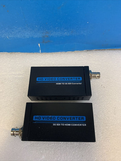 Pair Of HD 3G SDI to HDMI / SDI To HDMI Adapter Converter