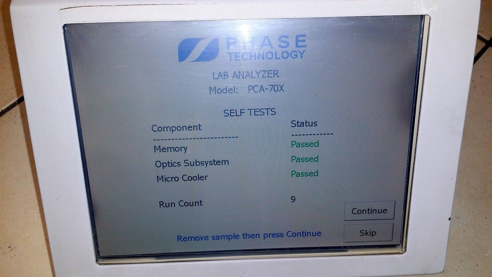Phase Technology 70X PCA70X Lab Analyzer PCA-70X (read)