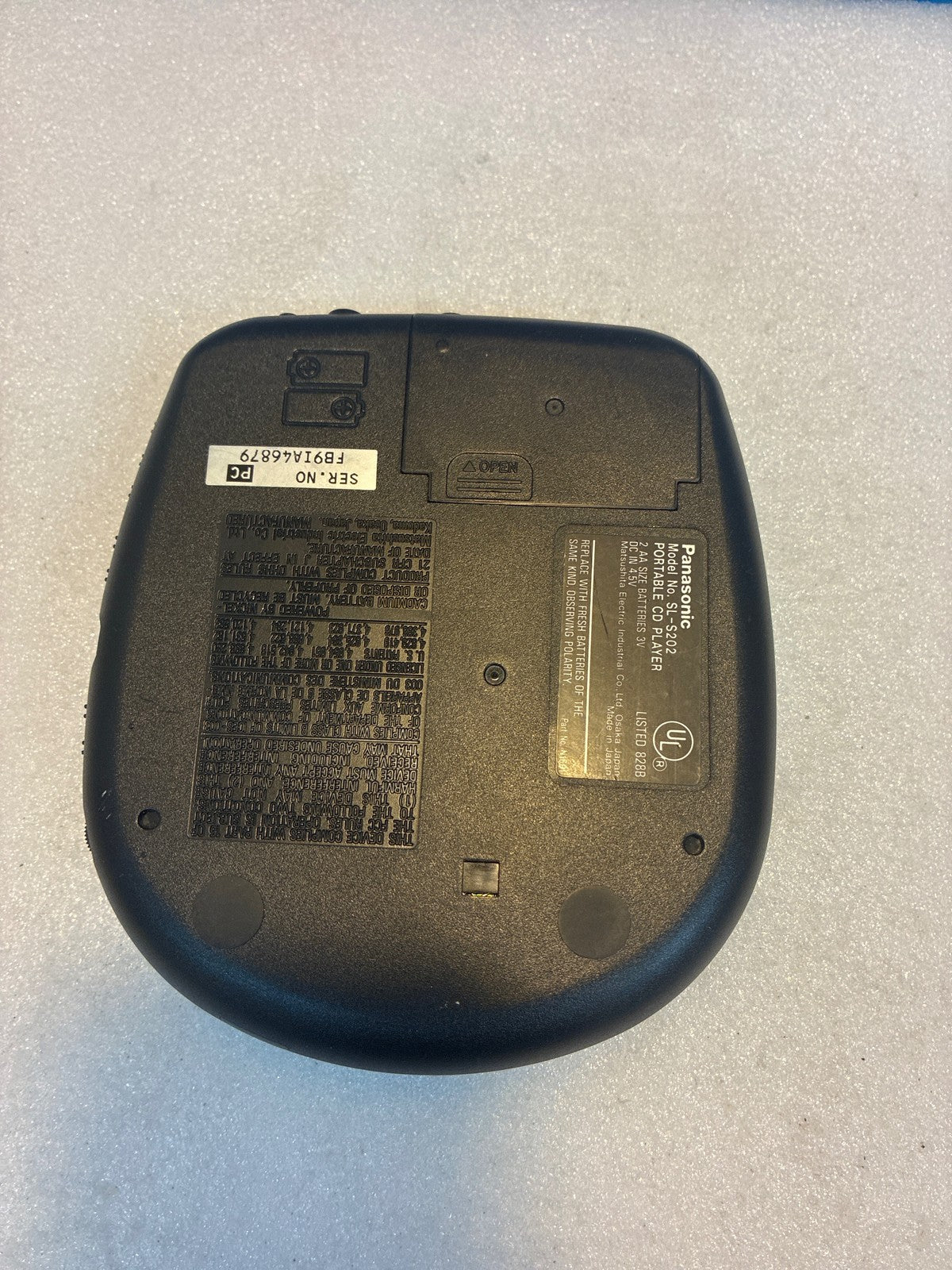🔥 Panasonic SL-S202 Portable CD Player XBS Anti-Shock Memory Black