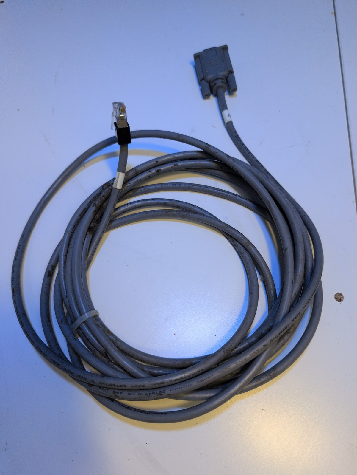 🎸 PAN-International DB9 to RJ45 Serial Cable 8-0227-04 Gray For 8300RD