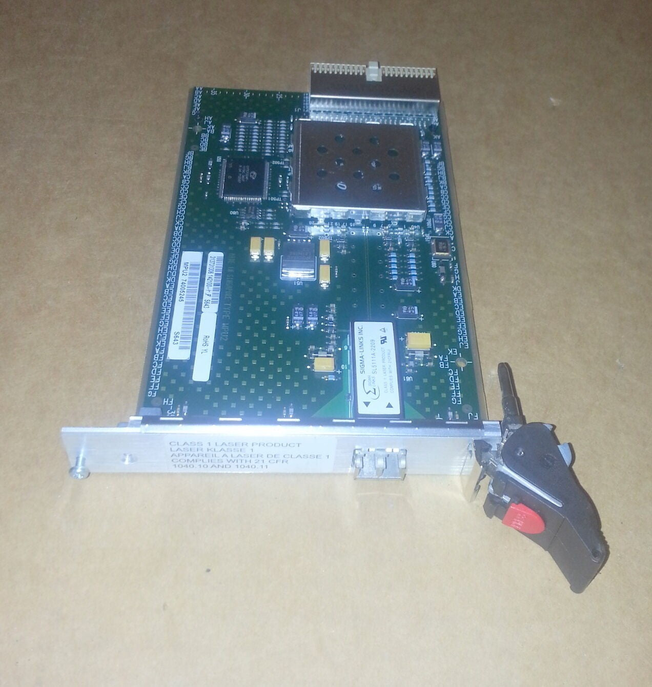 Storagetek 313731306 S643 Fibre Channel Interface card Adaptor MPU2 74005245