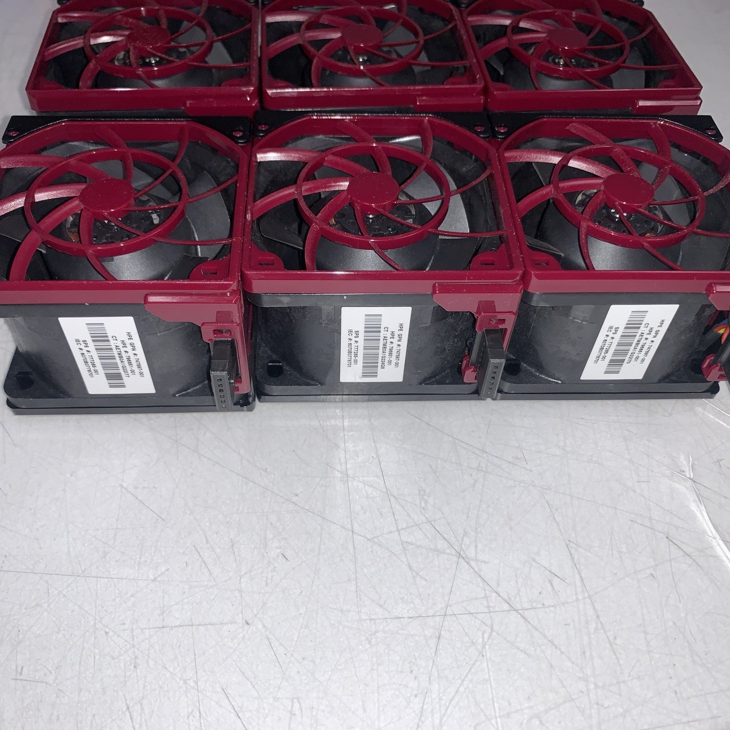🔥 Lot of 6 HP DL380 Gen9 Chassis Cooling Fan – 777285-001 / 747597-001