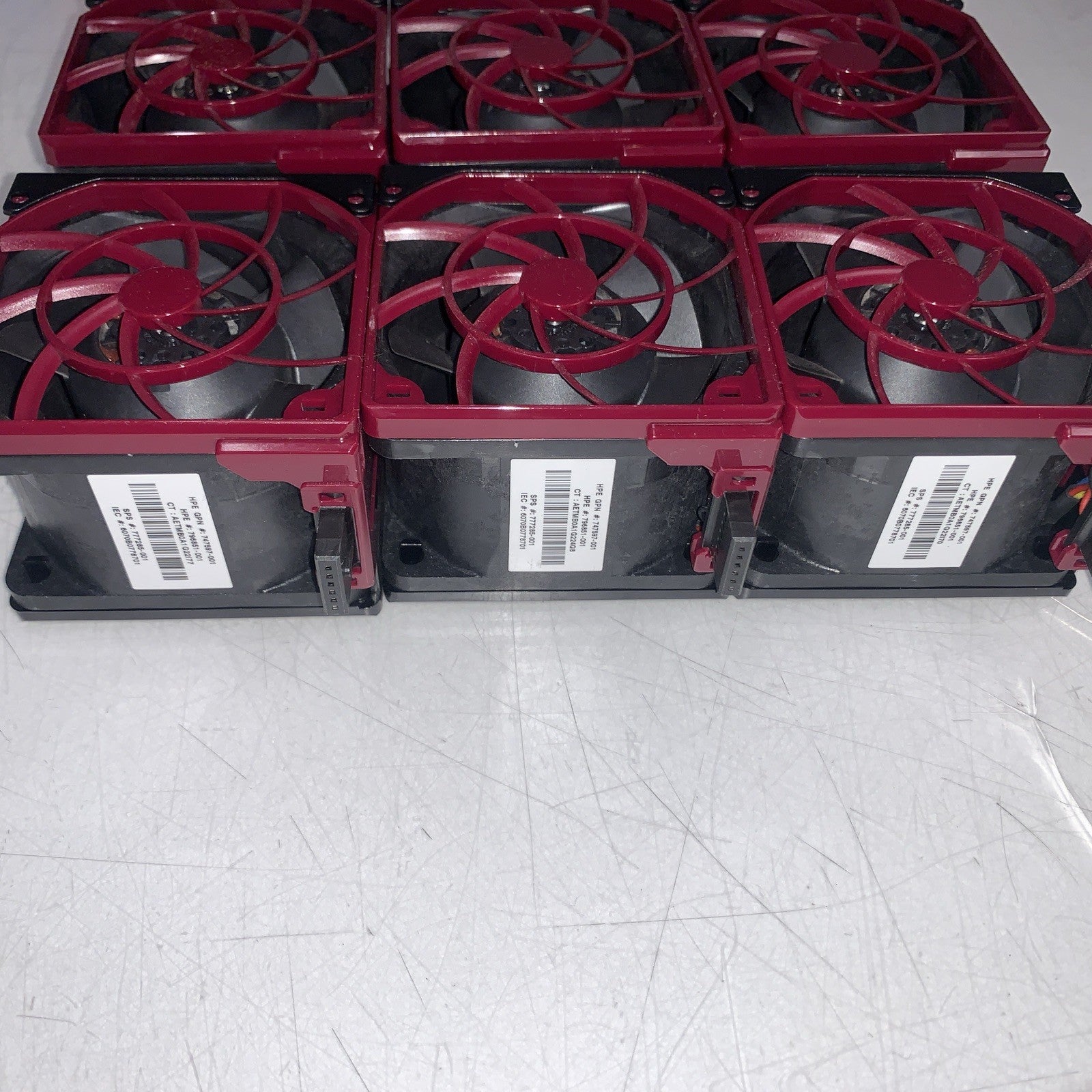 🔥 Lot of 6 HP DL380 Gen9 Chassis Cooling Fan – 777285-001 / 747597-001
