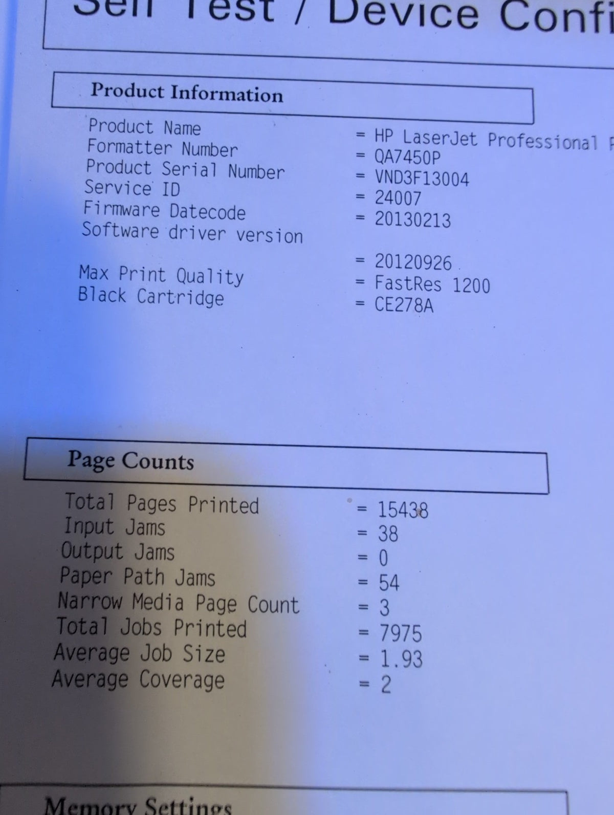 🎸 HP LaserJet Professional P1606dn CE749A Monochrome Laser Printer 15K Pages