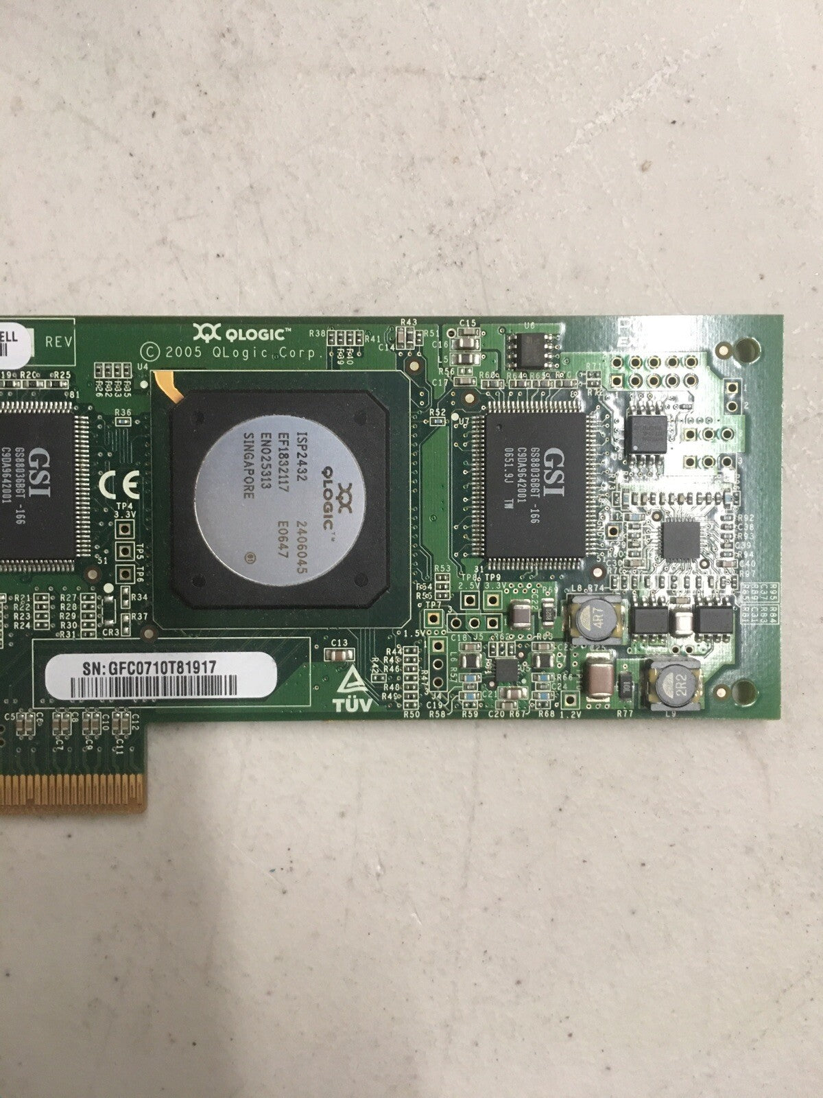 ~ QLOGIC QLE2462 Dual-Port 4GB FIBRE CHANNEL PCI-E # PX2510401-61 A