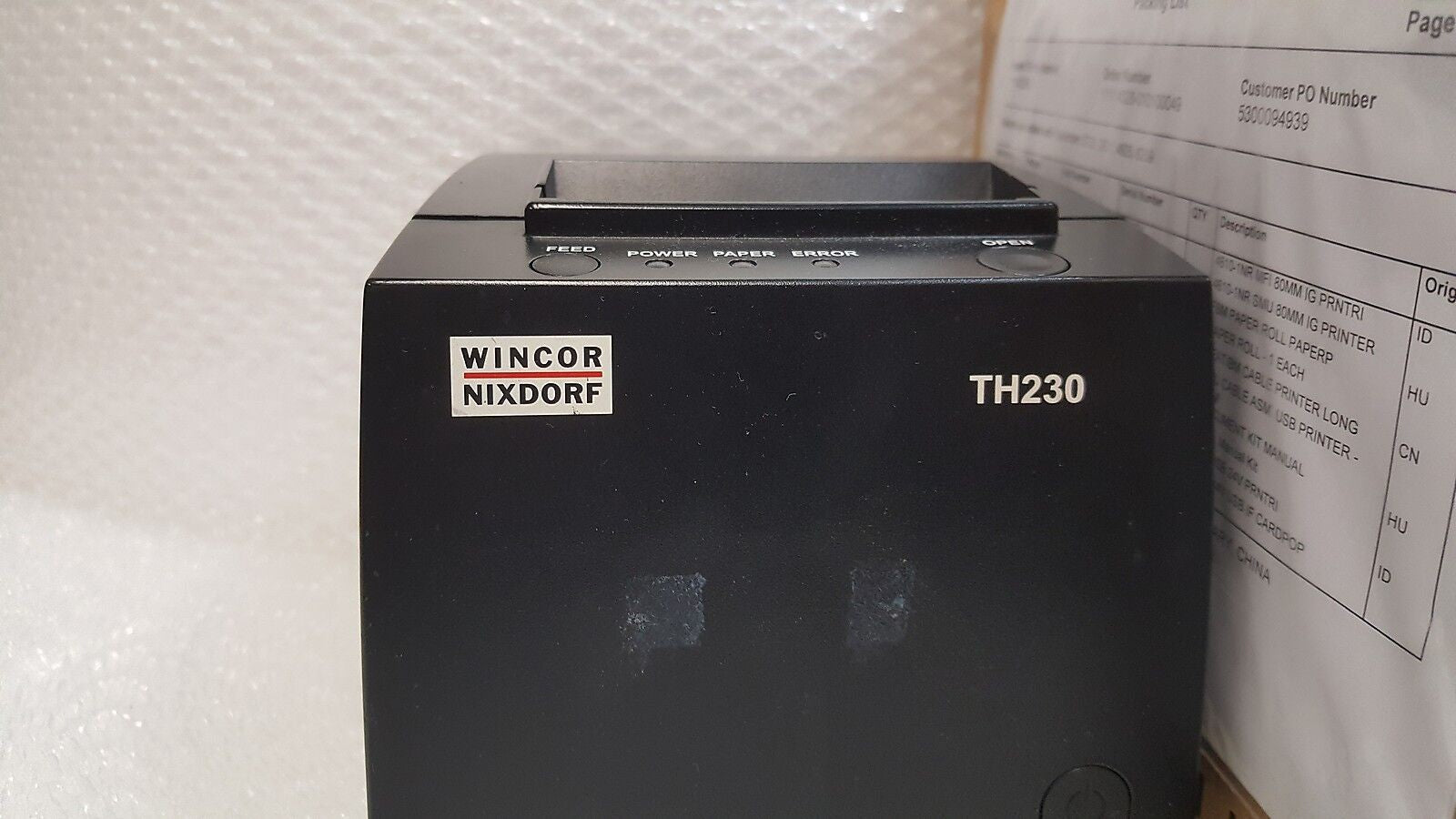 Wincor Nixdorf TH230 High Speed POS Direct Thermal Receipt Printer (RS232)