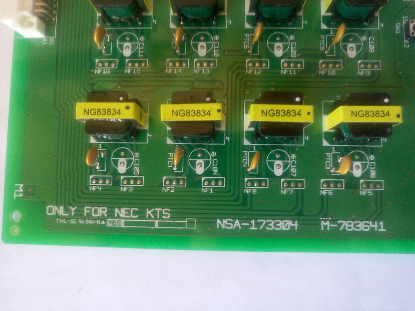 - LOT OF 2  NEC ELECTRIC EXTENSION CIRCUIT  CARD MODULE NSA-173304  M-783641