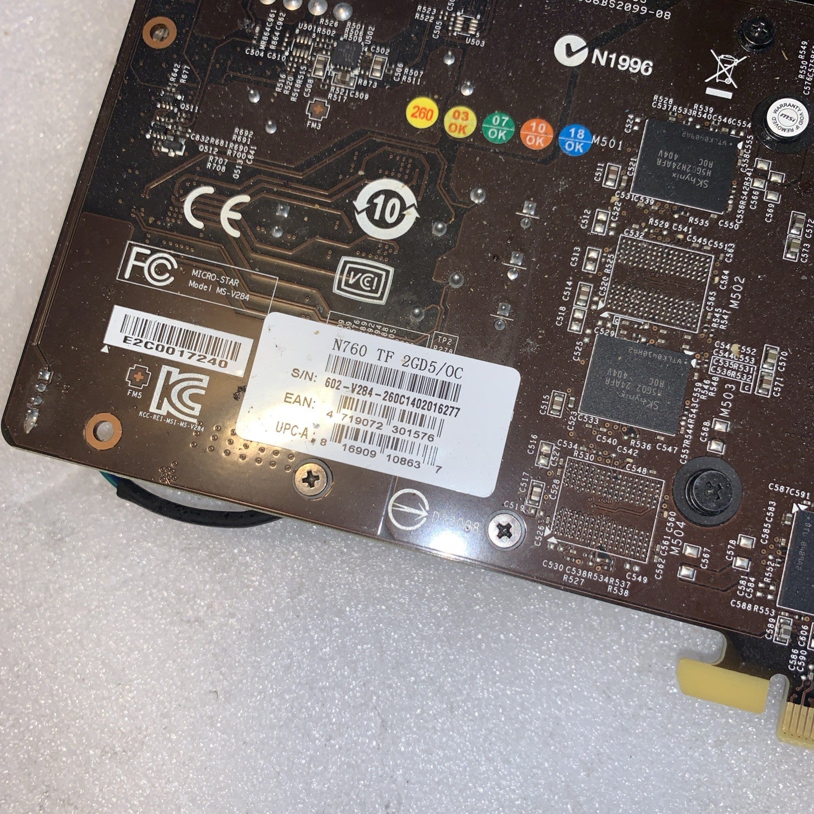 MSi Twin Frozr GTX 760 N760 TF 2GD5/OC 2GB GDDR5 Video Card
