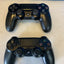 🔥 2x Genuine Sony PS4 DualShock 4 Controllers CUH-ZCT1U Black