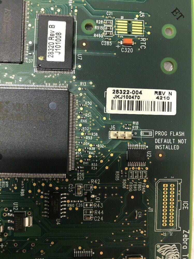 - Zebra 28322-004 S4M Barcode Printer Main Logic Board