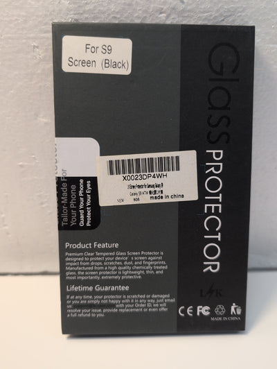 🔥 LK Premium Screen Protector Tempered Glass For Samsung Galaxy S9 Black -
