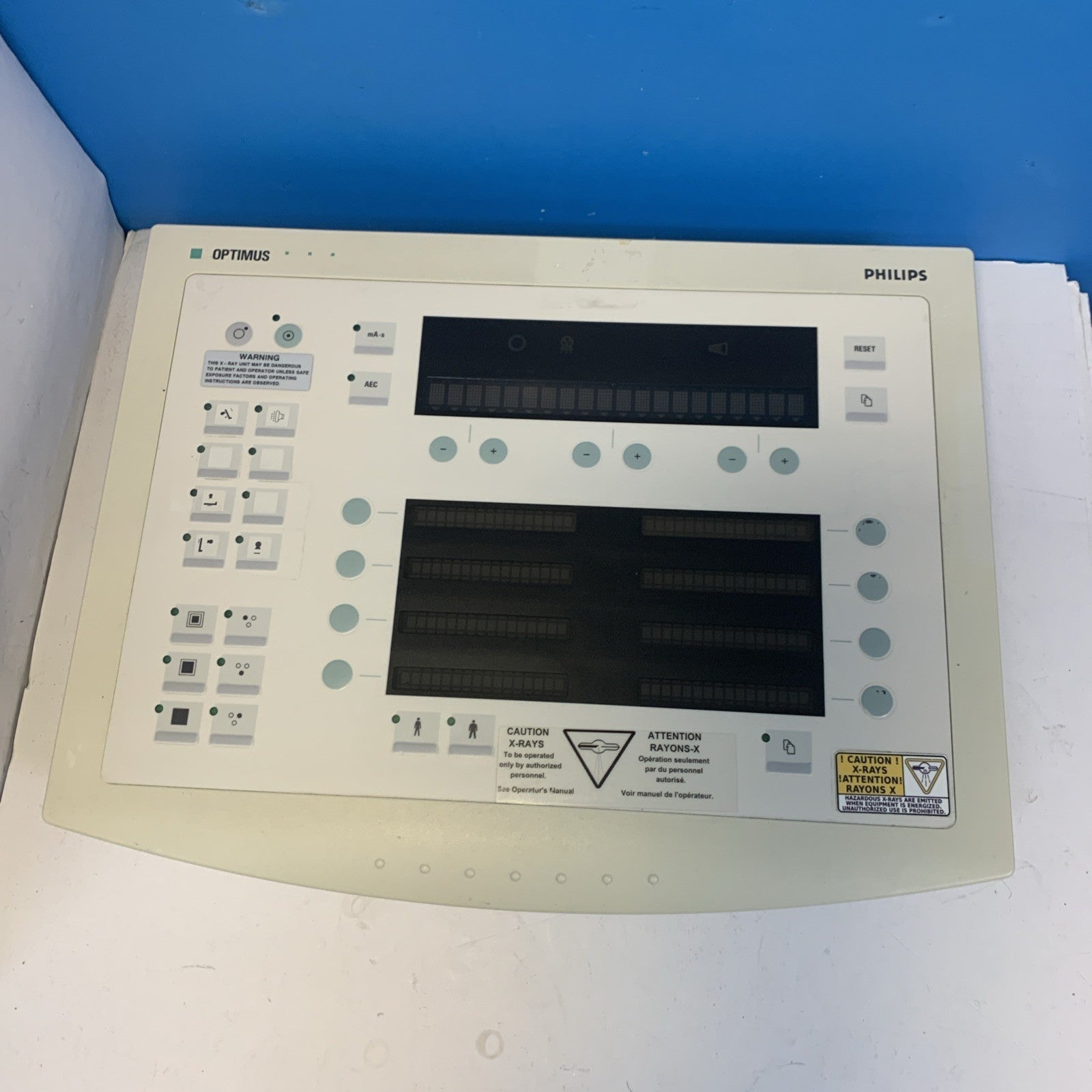 Philips 9890-000-02403 Optimus 50 X-Ray Machine Generator Control  Panel Only